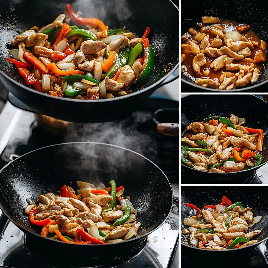 Black Pepper Chicken – A Love Letter to Spice and Simplicity 9 Black Pepper Chicken served with jasmine rice and scallions