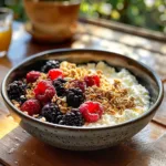 Daisy Cottage Cheese with Fruit in a bowl