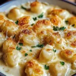 Creamy crack chicken gnocchi with bacon and cheddar