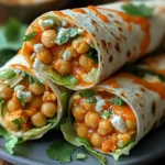Spicy Buffalo Chickpea in a bowl