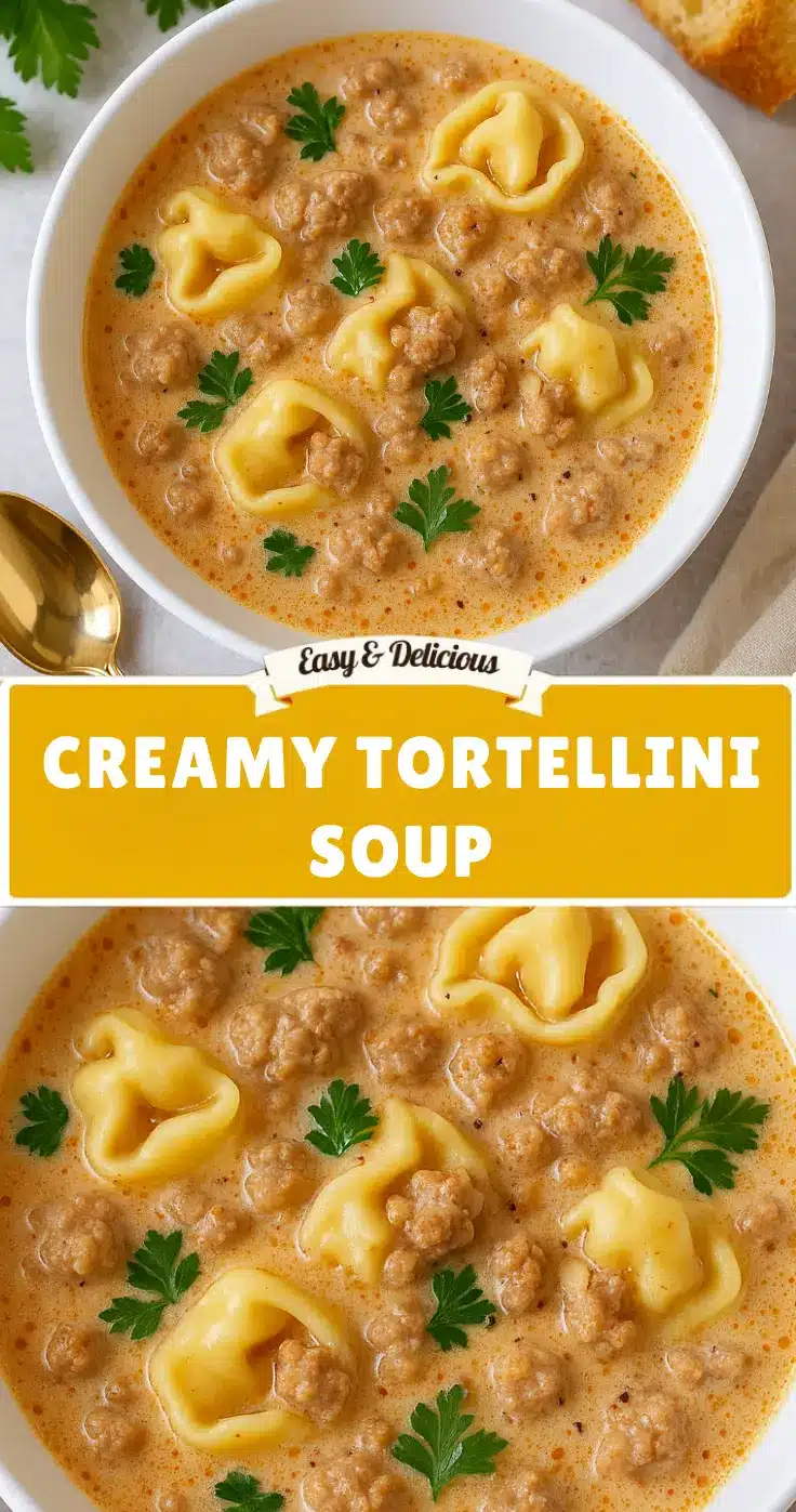 Creamy Tortellini Soup