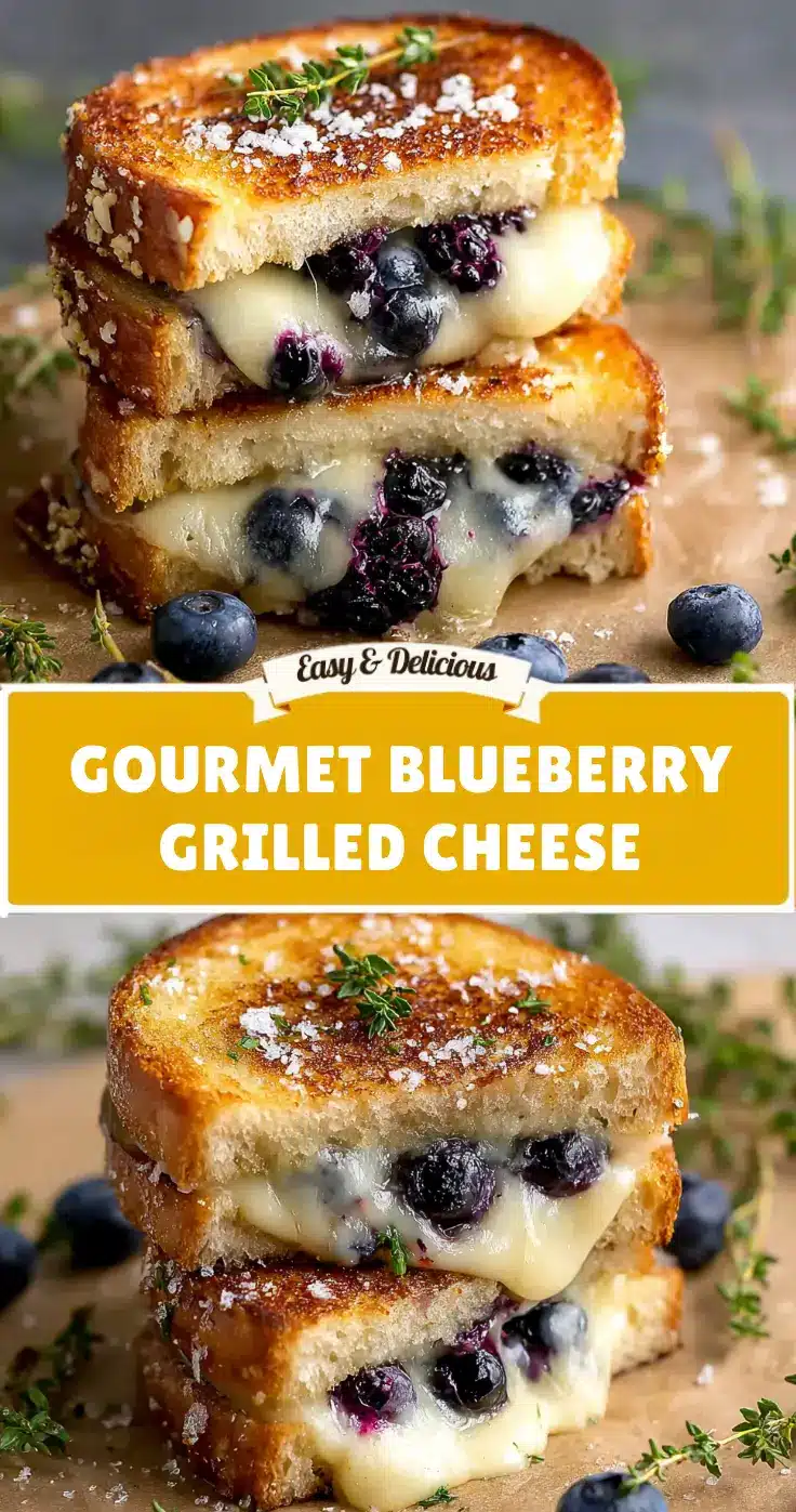 Gourmet Blueberry Grilled Cheese