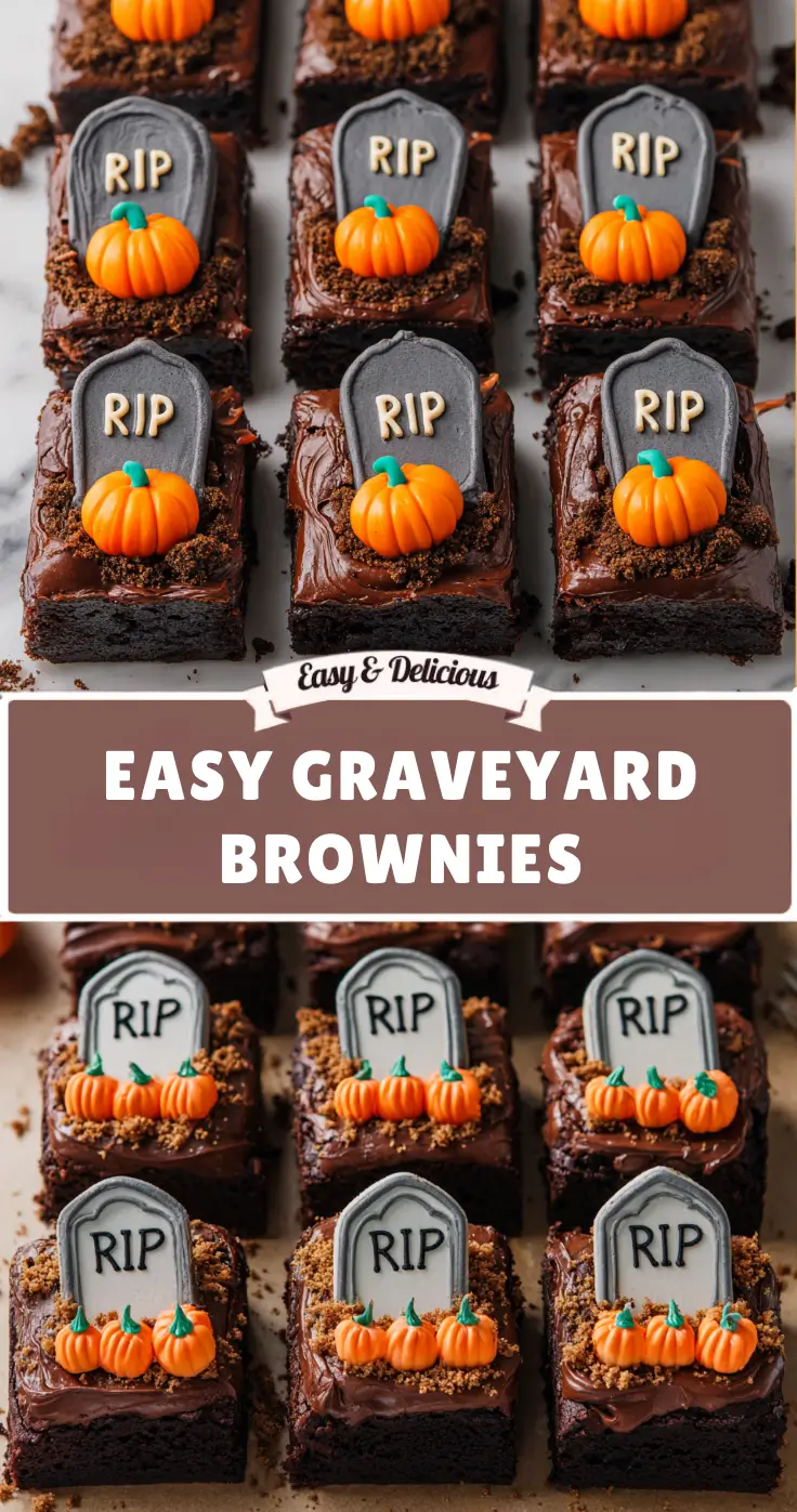 Graveyard Brownies