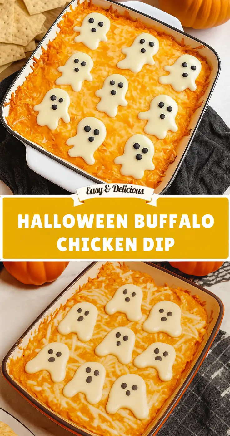 Halloween Buffalo Chicken Dip