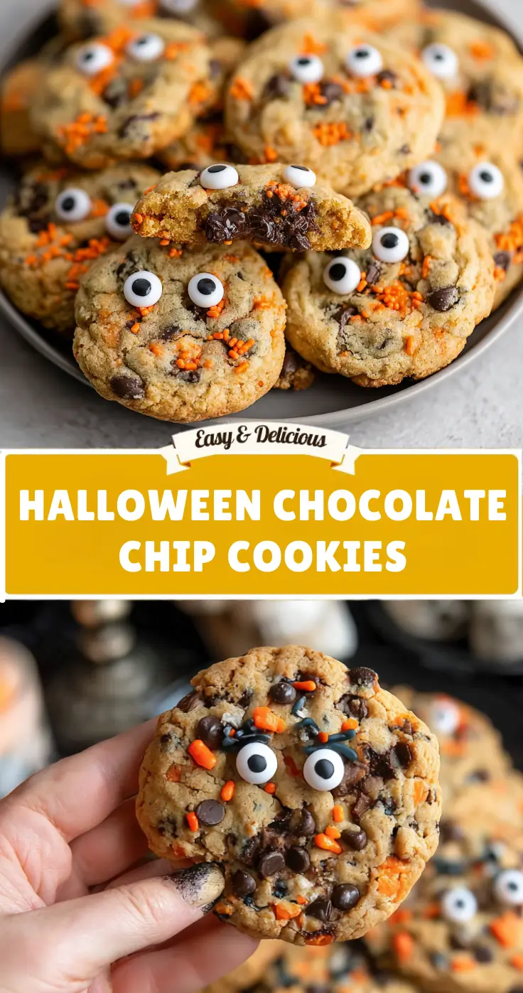 Halloween Chocolate Chip Cookies