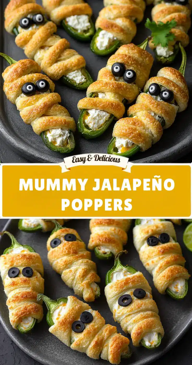 Mummy Jalapeno Poppers
