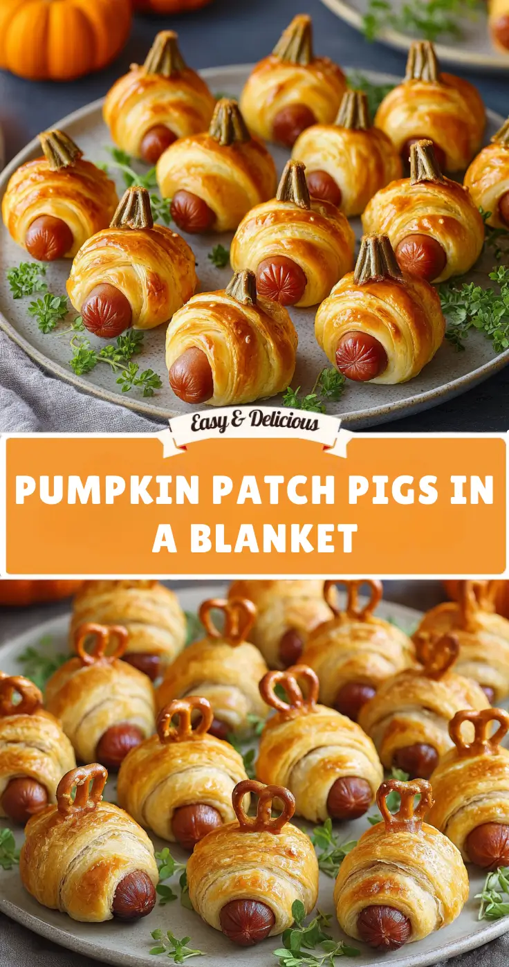 Pumpkin Patch Pigs in a Blanket