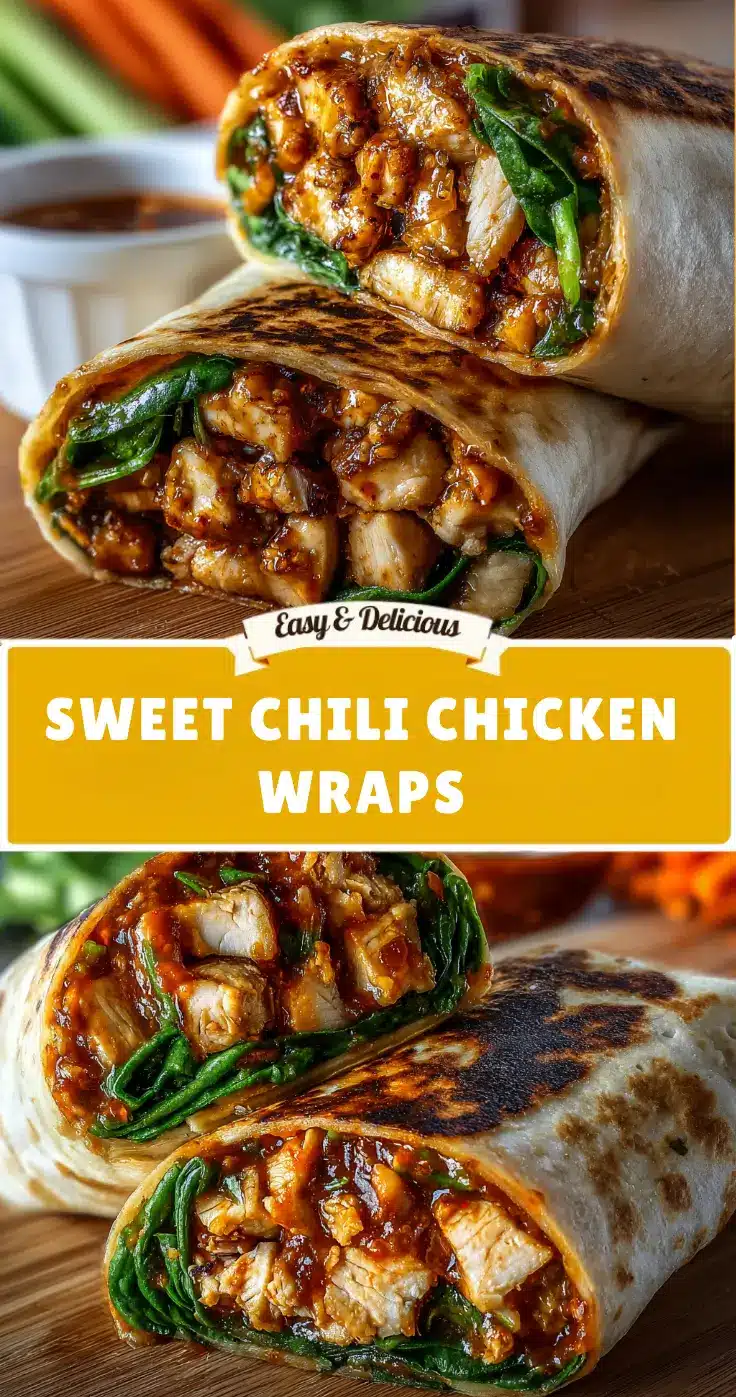 Sweet Chili Chicken Wraps 1 1