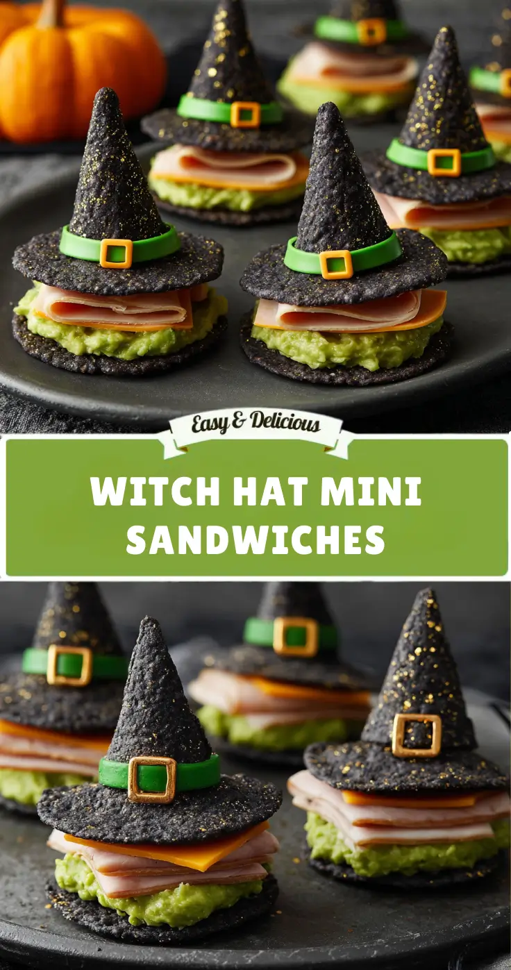 Witch Hat Mini Sandwiches
