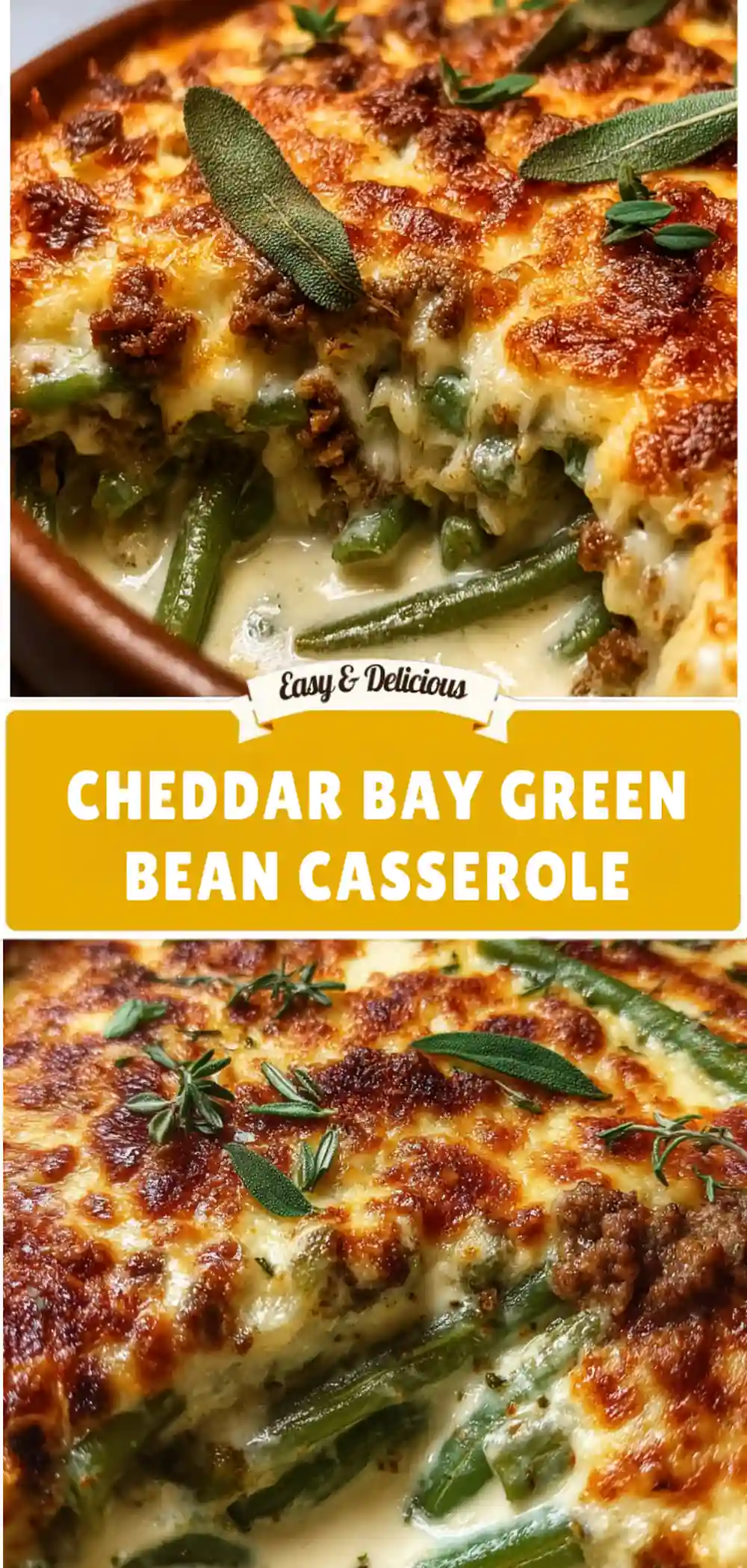 cheddar bay green bean casserole pinterest