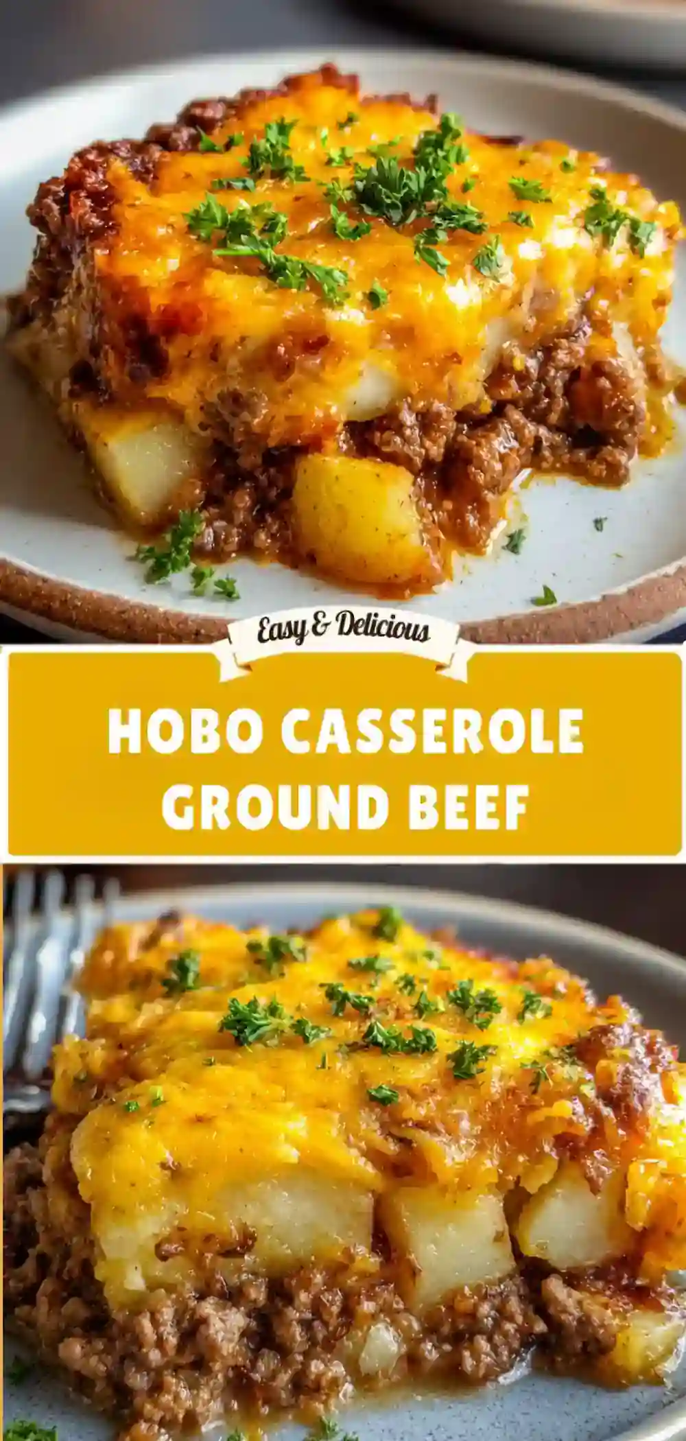 hobo casserole ground beef tall