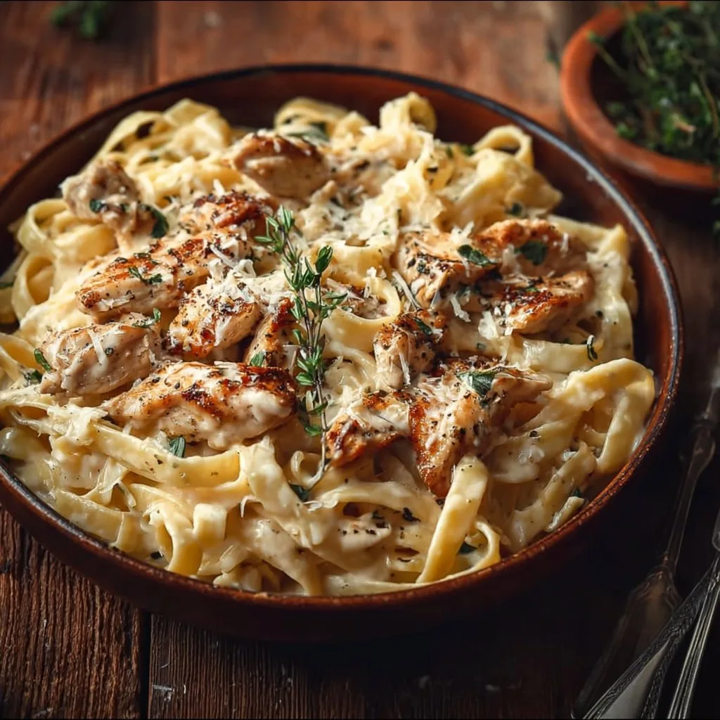 Homemade Chicken Alfredo Recipe