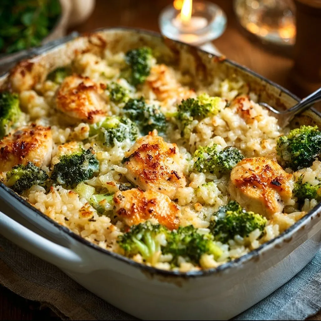 Broccoli Chicken Rice Casserole