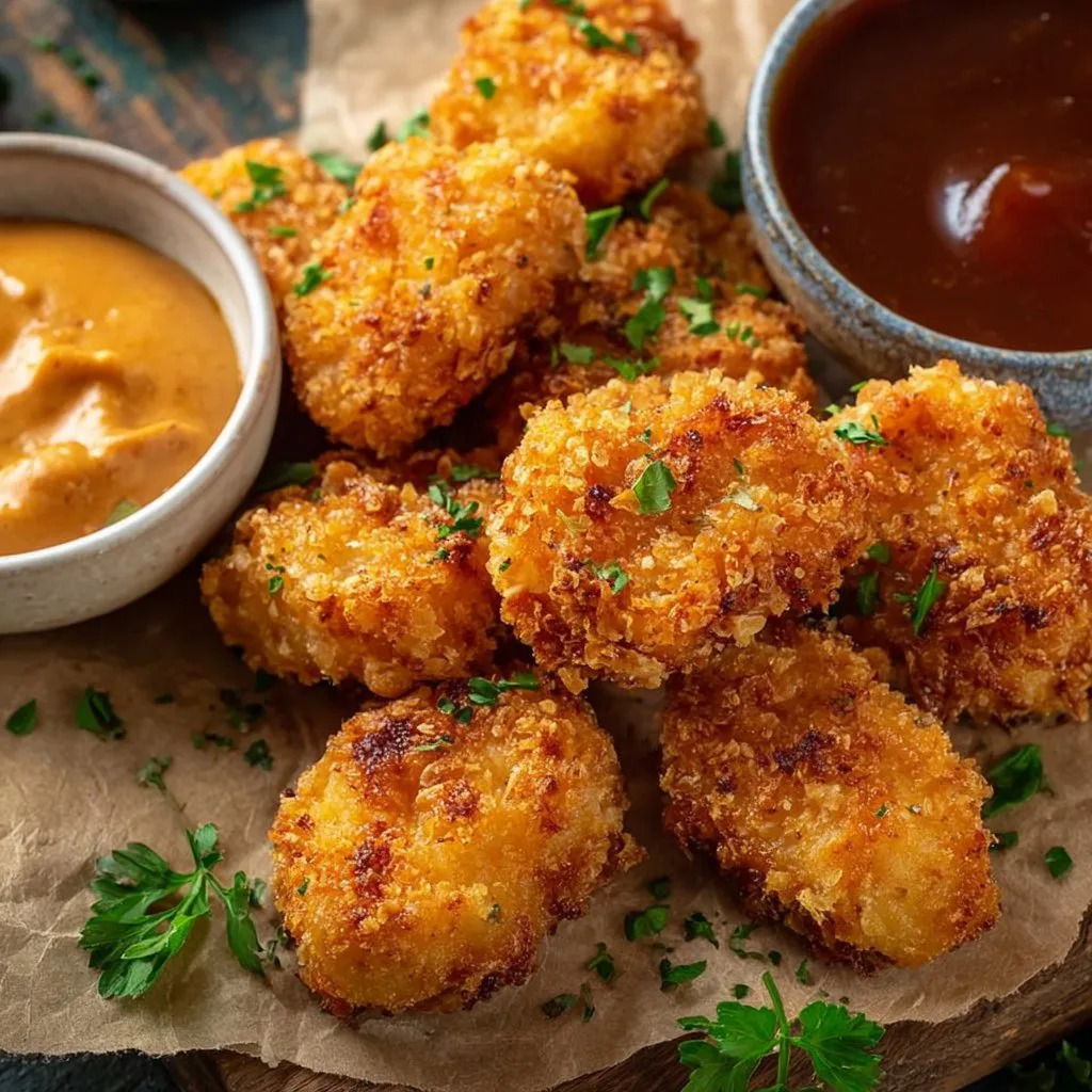 Crispy and Juicy Air Fryer Chicken Nuggets