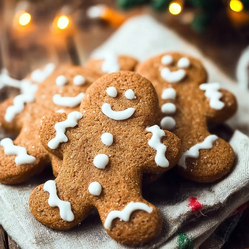 Soft and Chewy Gingerbread Men Cookie Recipe