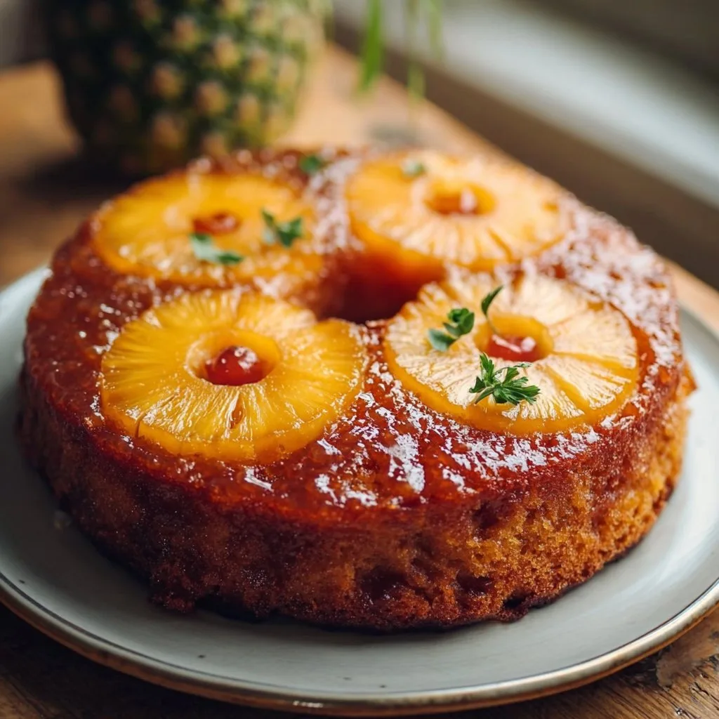 Upside Down Pineapple Cake