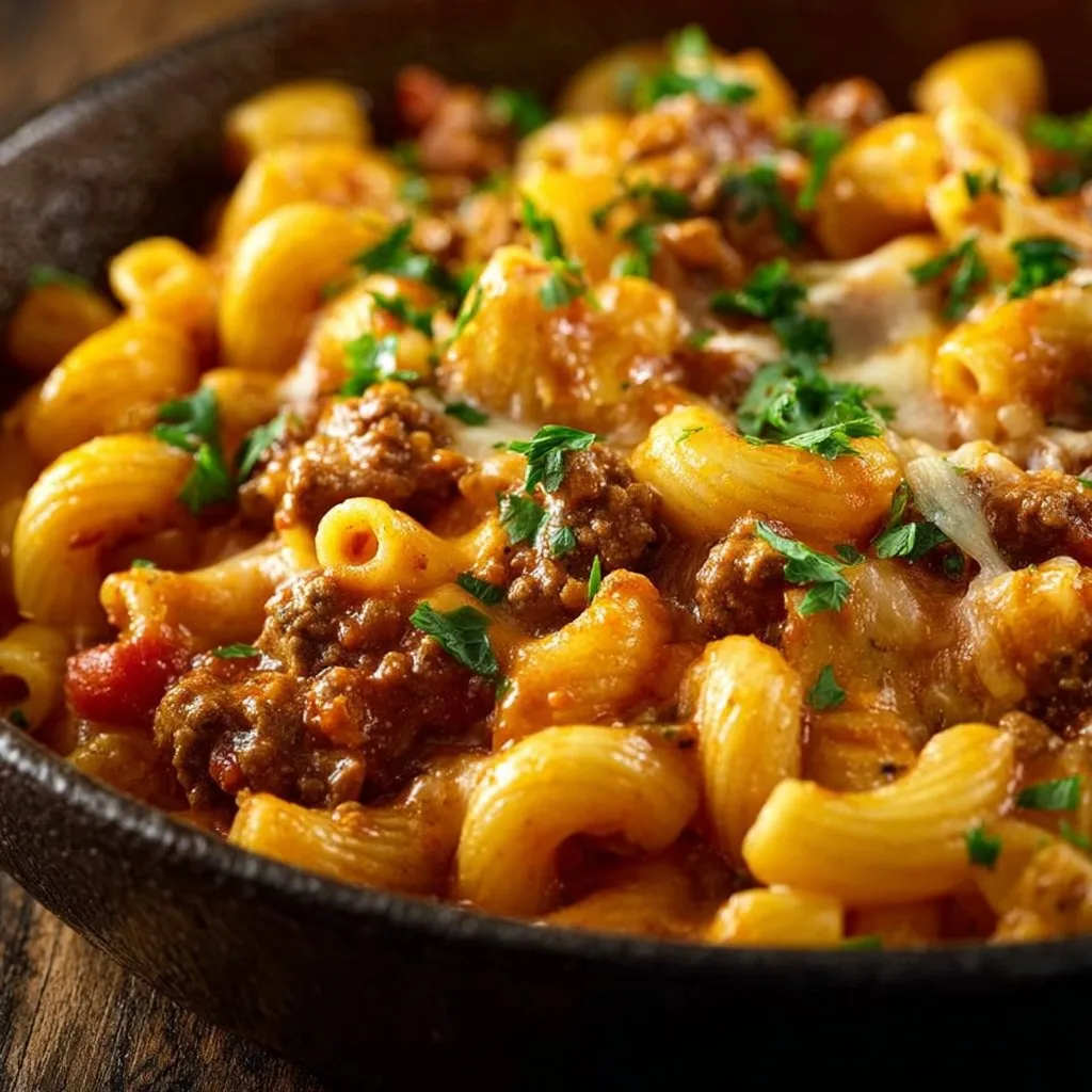 Cheesy Taco Pasta
