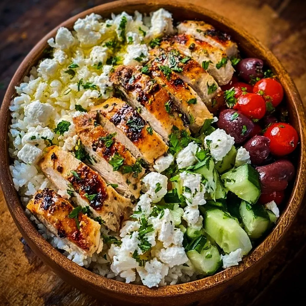 Discover the Ultimate Mediterranean Chicken Rice Bowl Recipe Today!