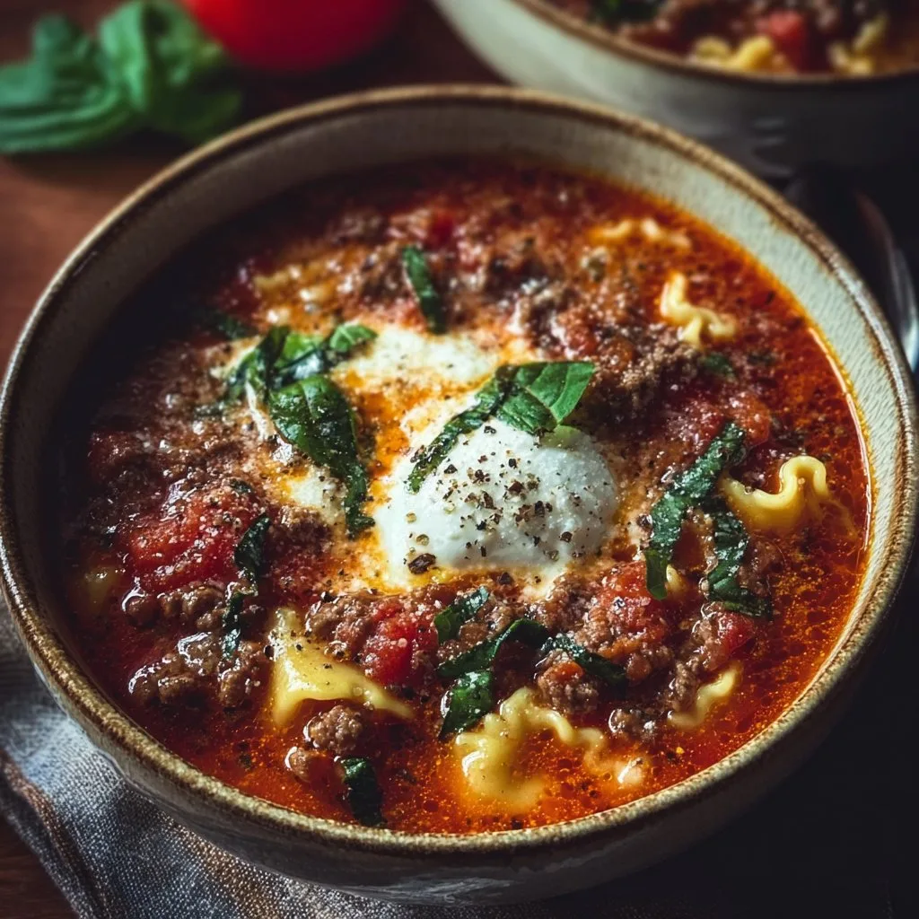 Keto Lasagna Soup
