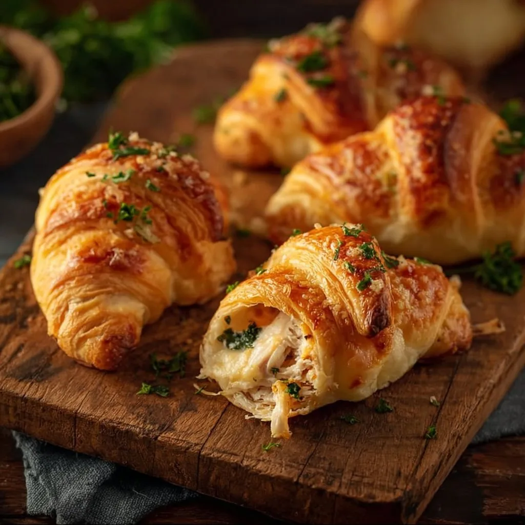 Chicken Stuffed Crescent Rolls
