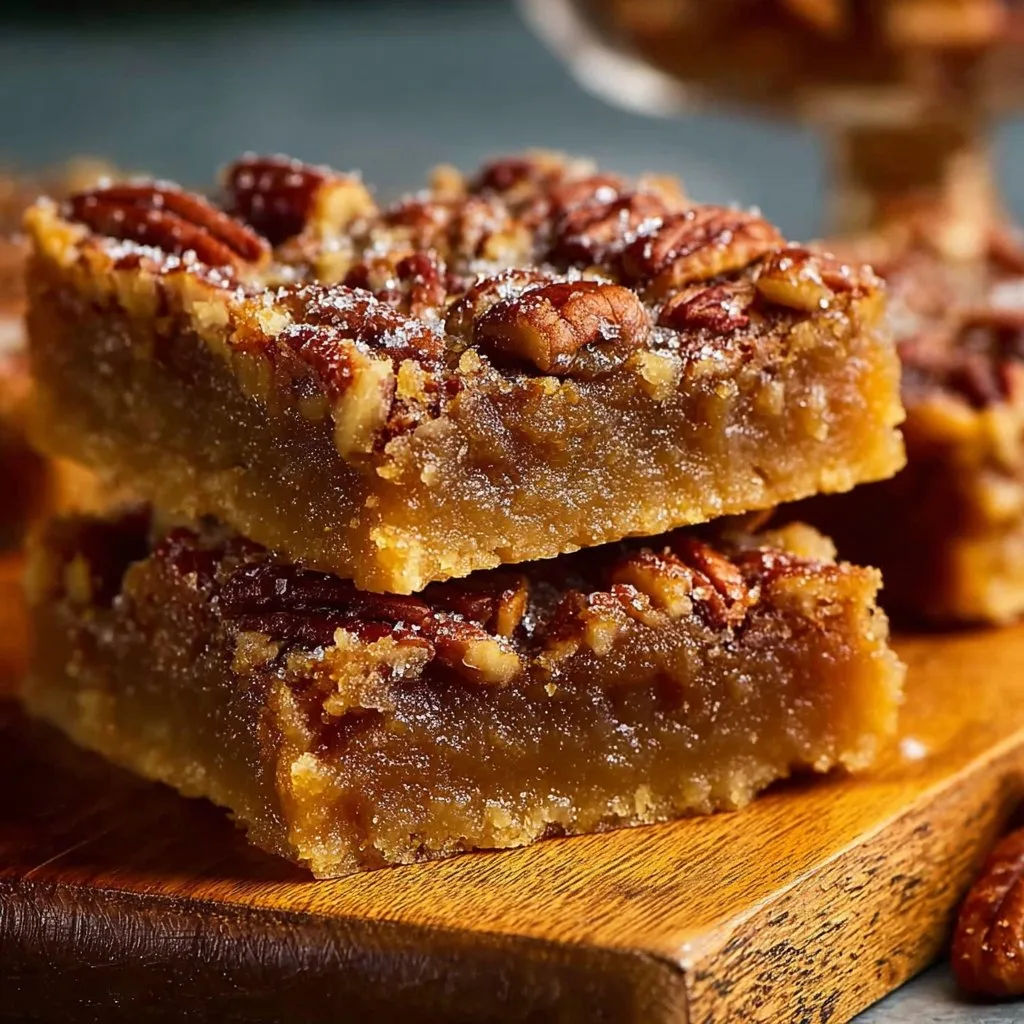 Simple Pecan Pie Bars