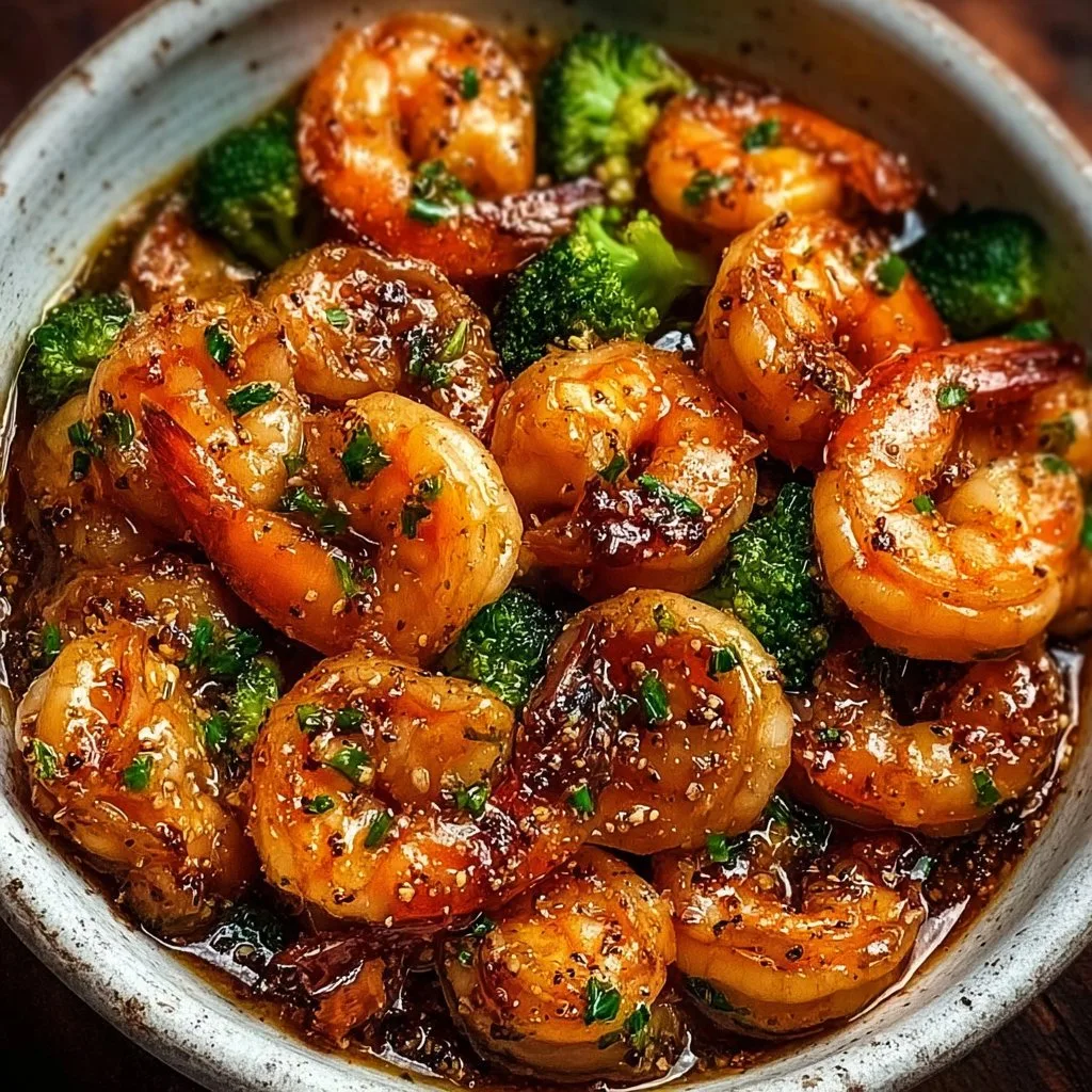 High-Protein Honey Garlic Shrimp