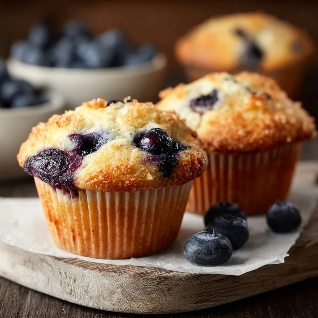 Irresistible Blueberry Muffins 4 Irresistible Blueberry Muffins