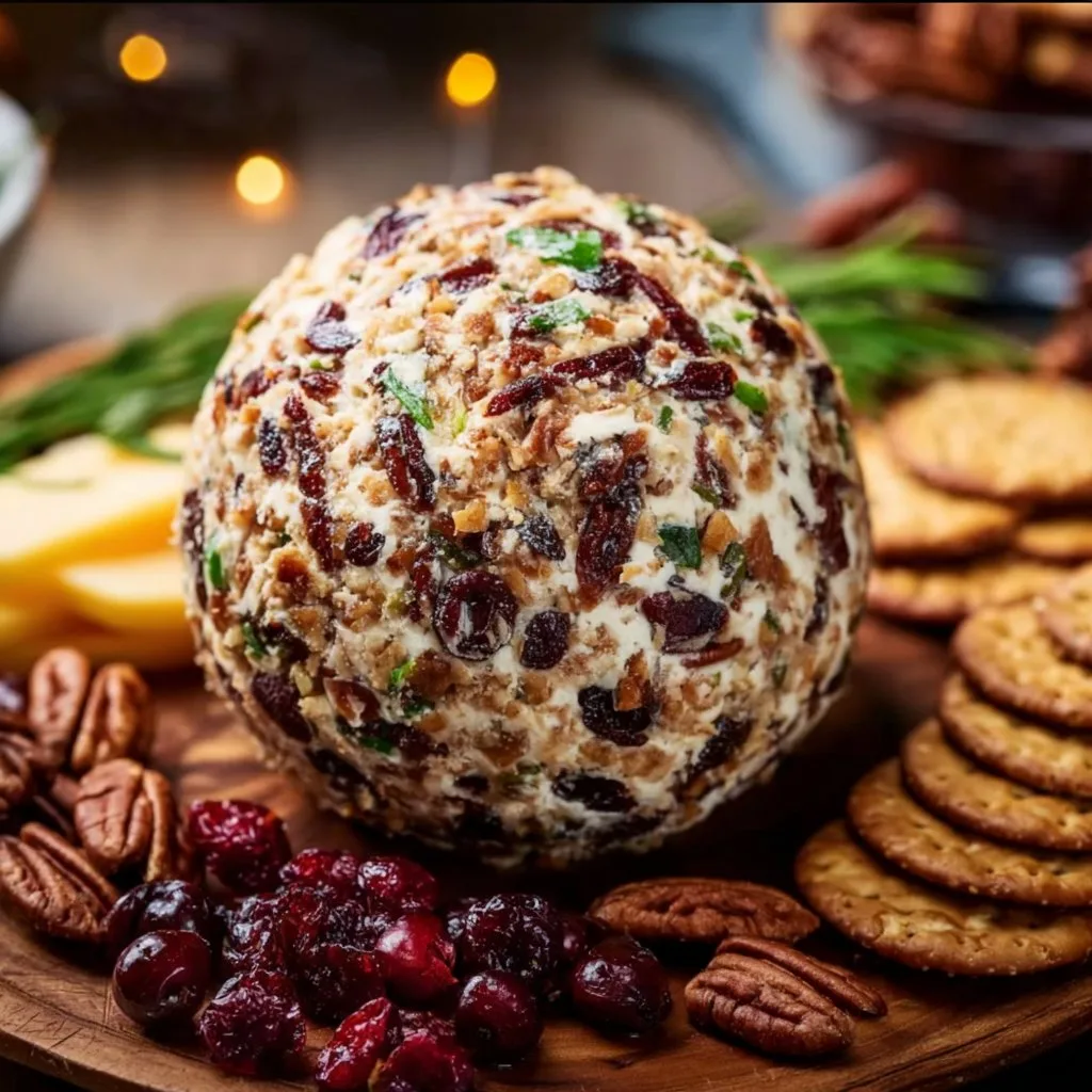 Cranberry Pecan Cheese Ball