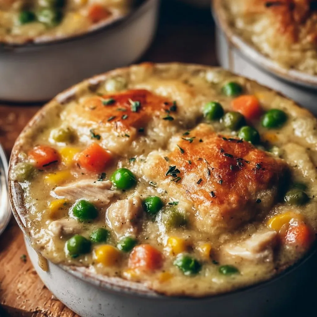 Crustless Chicken Pot Pie 4 Crustless Chicken Pot Pie Recipe