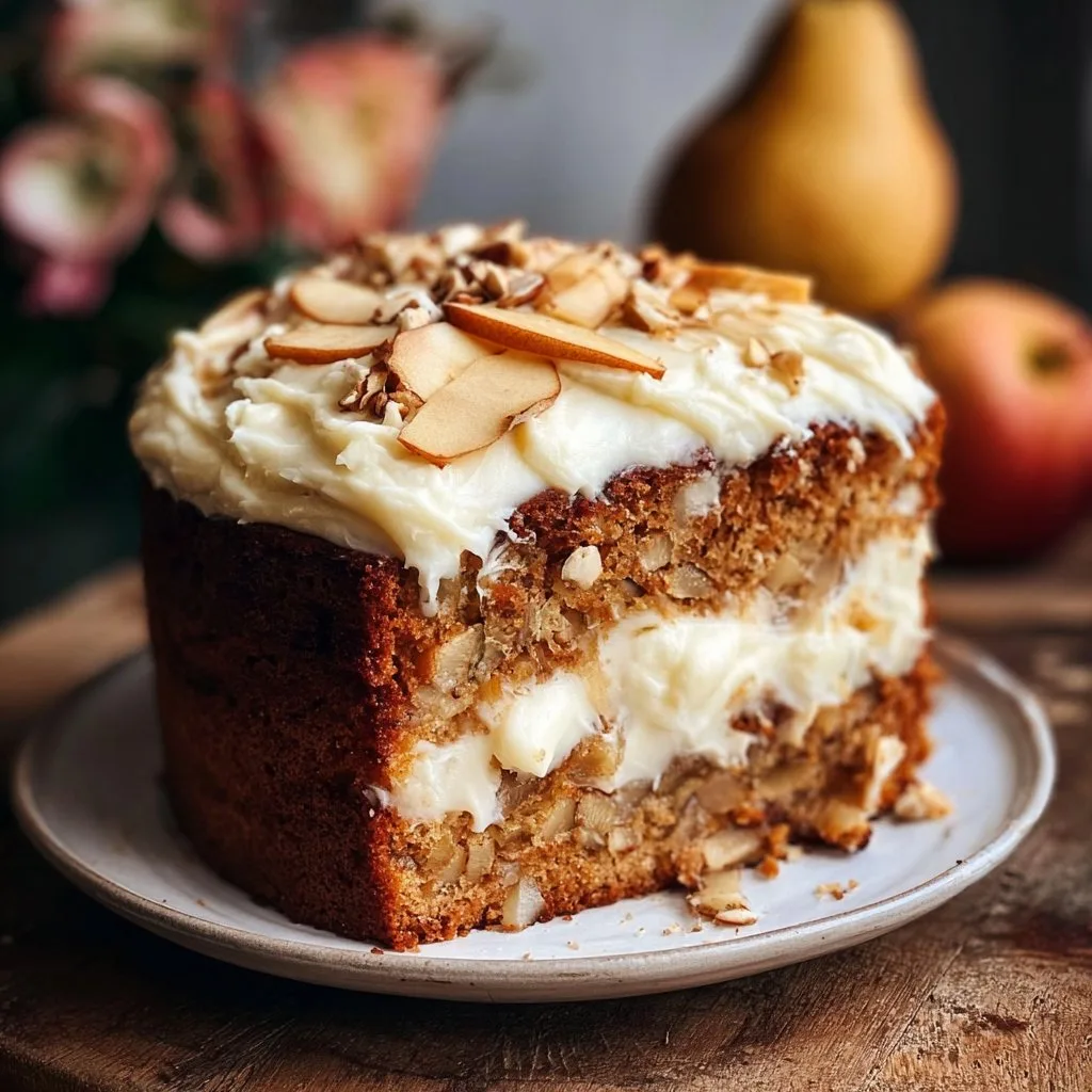 Best Fresh Apple Cake & Cream Cheese Frosting