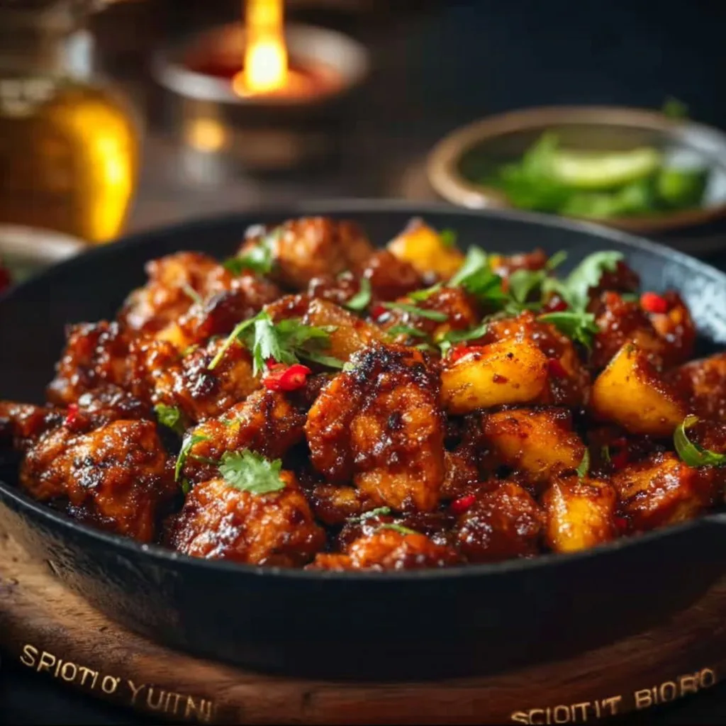 Sweet Spicy Chicken Dinner