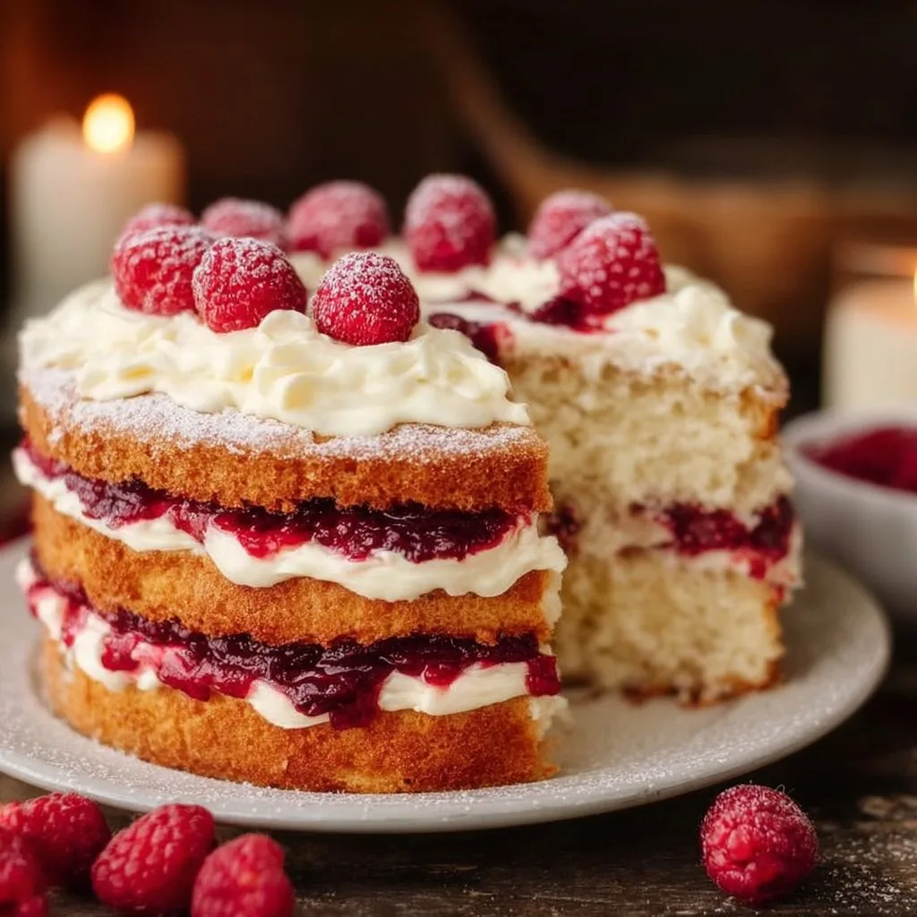 White Chocolate Raspberry Cake Recipe