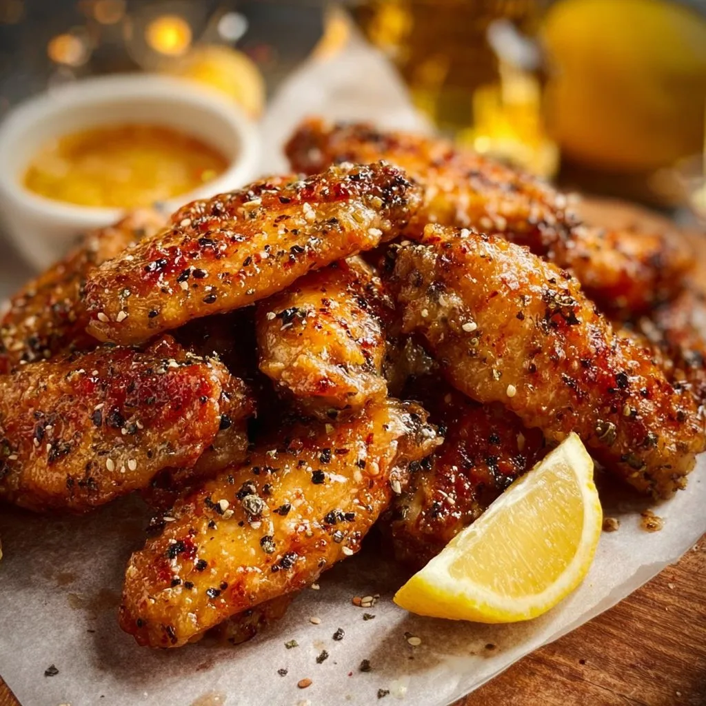 Honey Lemon Pepper Wings