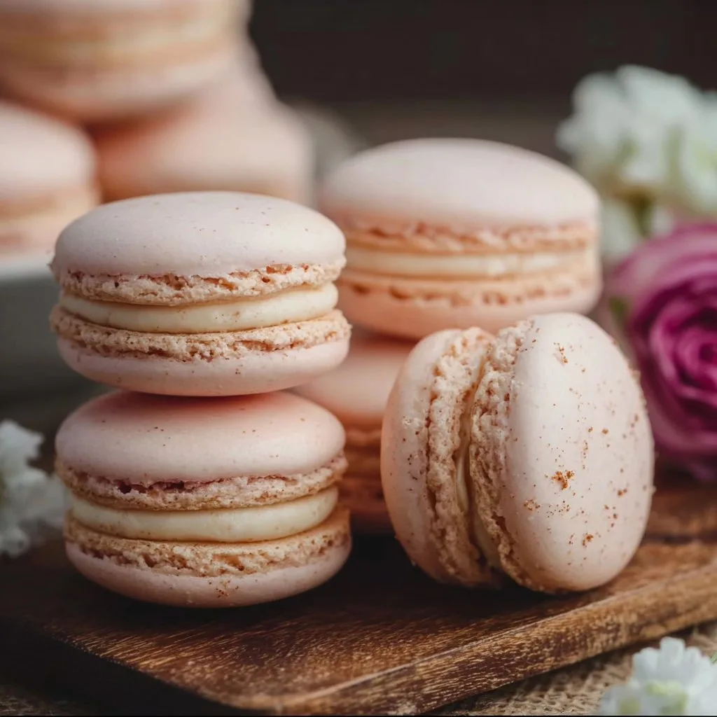 Classic French Macarons with Vanilla Buttercream Filling Recipe