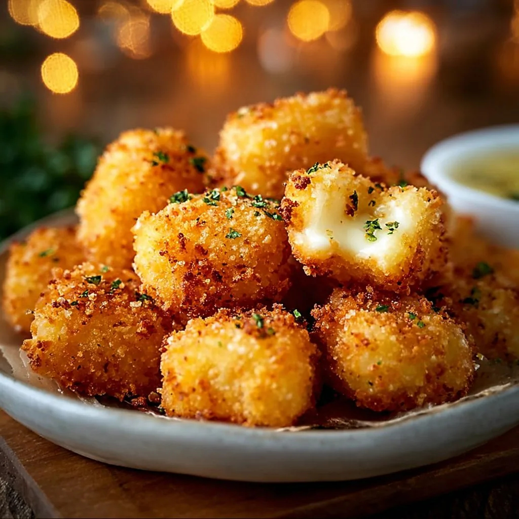 Cheesy Parmesan Mozzarella Bites