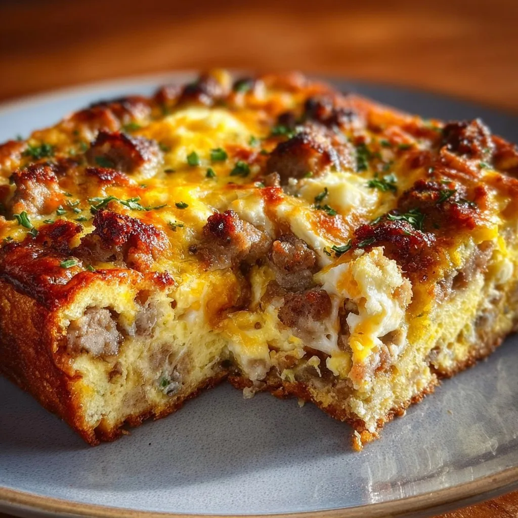 Easy Sausage and Egg Casserole: 6-Ingredient Breakfast Bliss