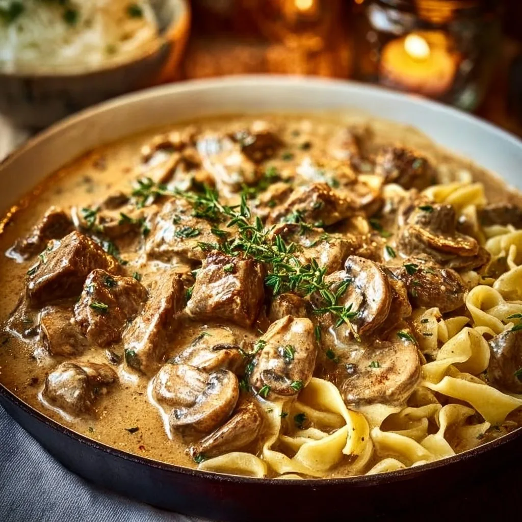 Beef Stroganoff