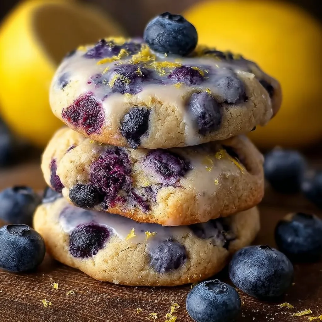 Irresistible Blueberry Lemon Frost Cookies – Perfect Sweetness! 3 Irresistible Blueberry Lemon Frost Cookies – Perfect Sweetness!