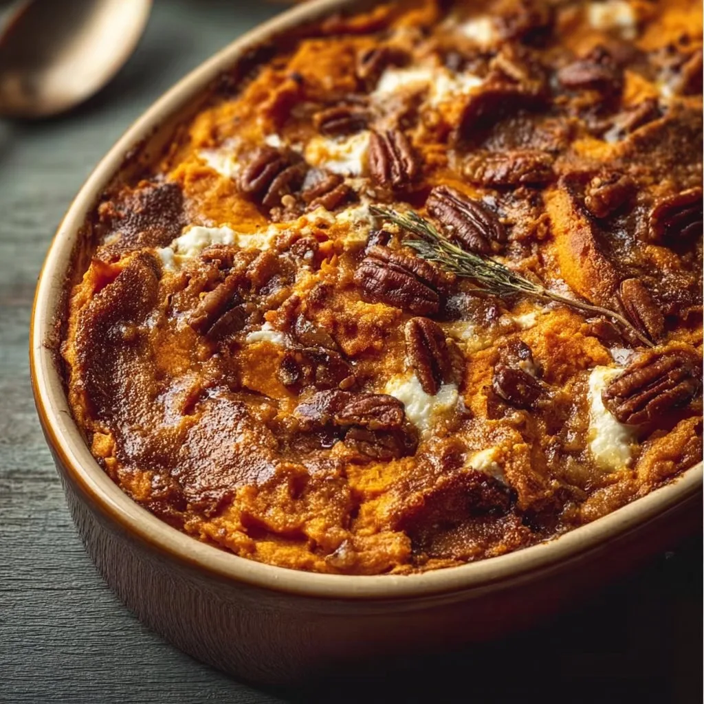 Southern Maple Sweet Potato Casserole