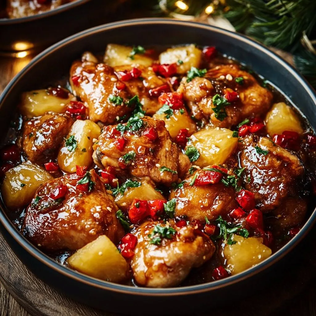 Sweet Hawaiian Crockpot Chicken