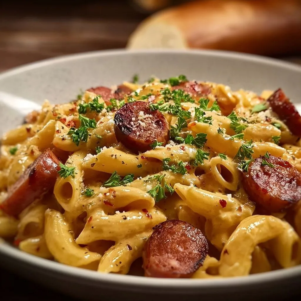 Creamy Smoked Sausage Pasta
