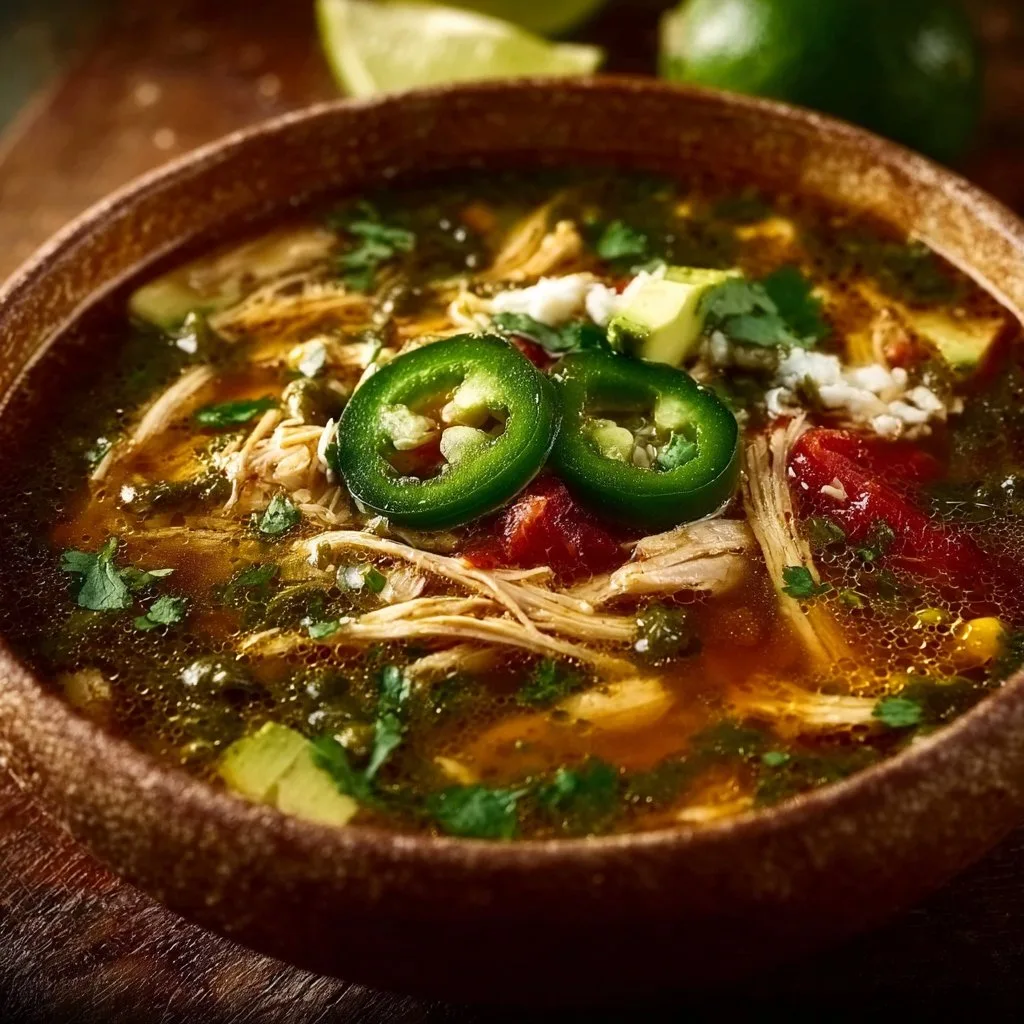 Poblano Chicken Tortilla Soup