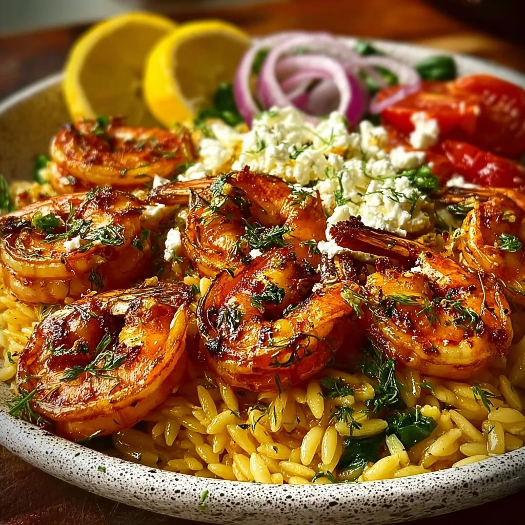 Lemon Feta Orzo Roasted Shrimp 3 Lemon Feta Orzo Roasted Shrimp