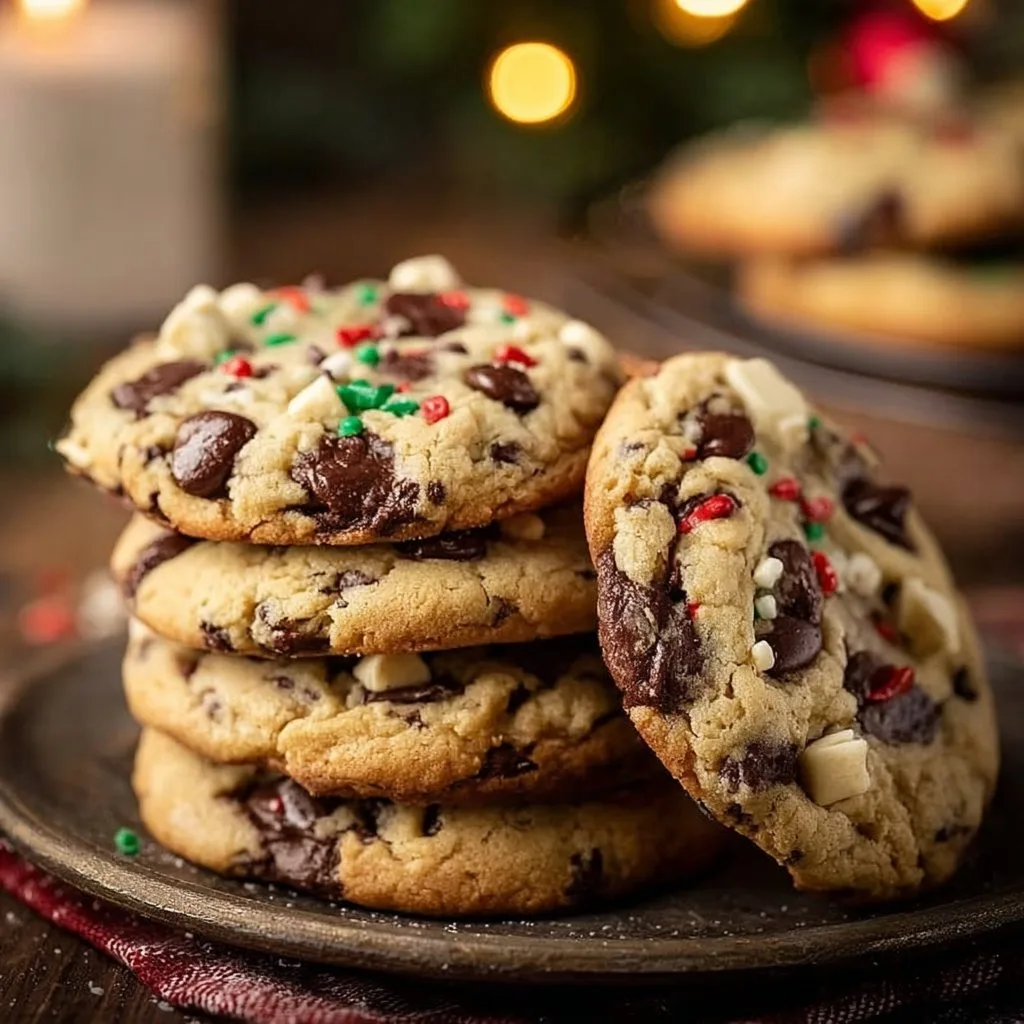 Winter Wonderland Chocolate Chip Cookies
