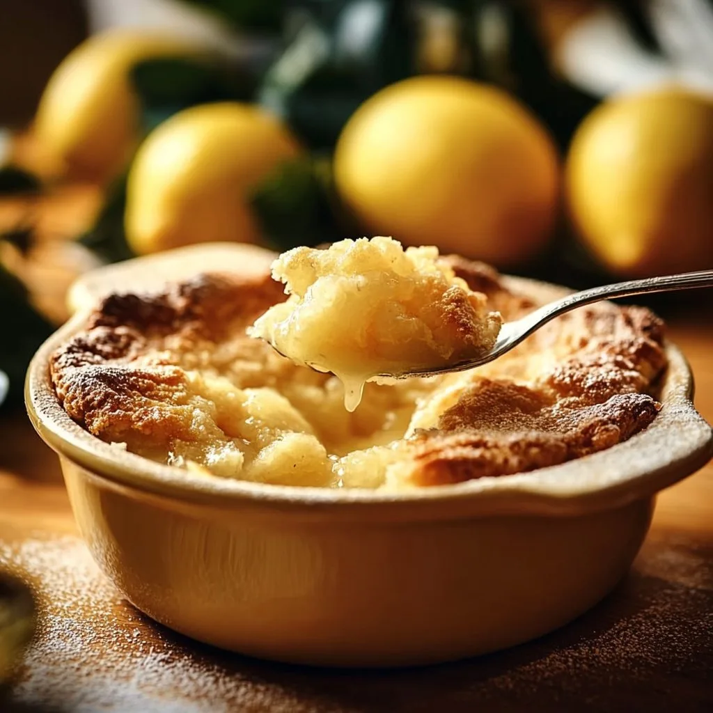 Magic Lemon Cobbler