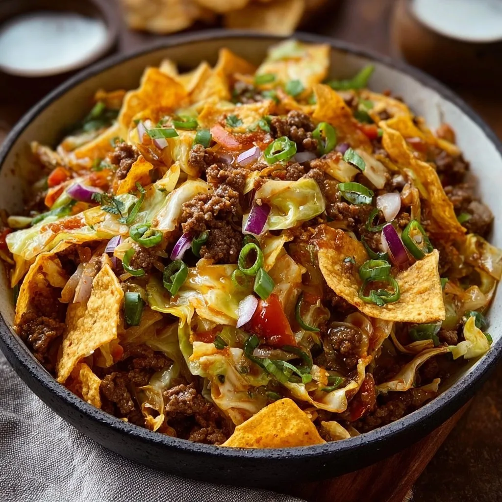 Frito Cowboy Cabbage with Beef
