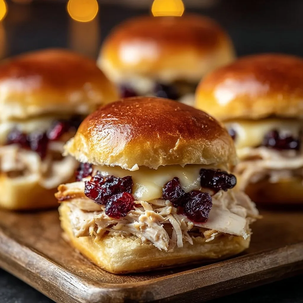 Cheesy Cranberry Turkey Sliders: Irresistibly Easy Leftover Treats