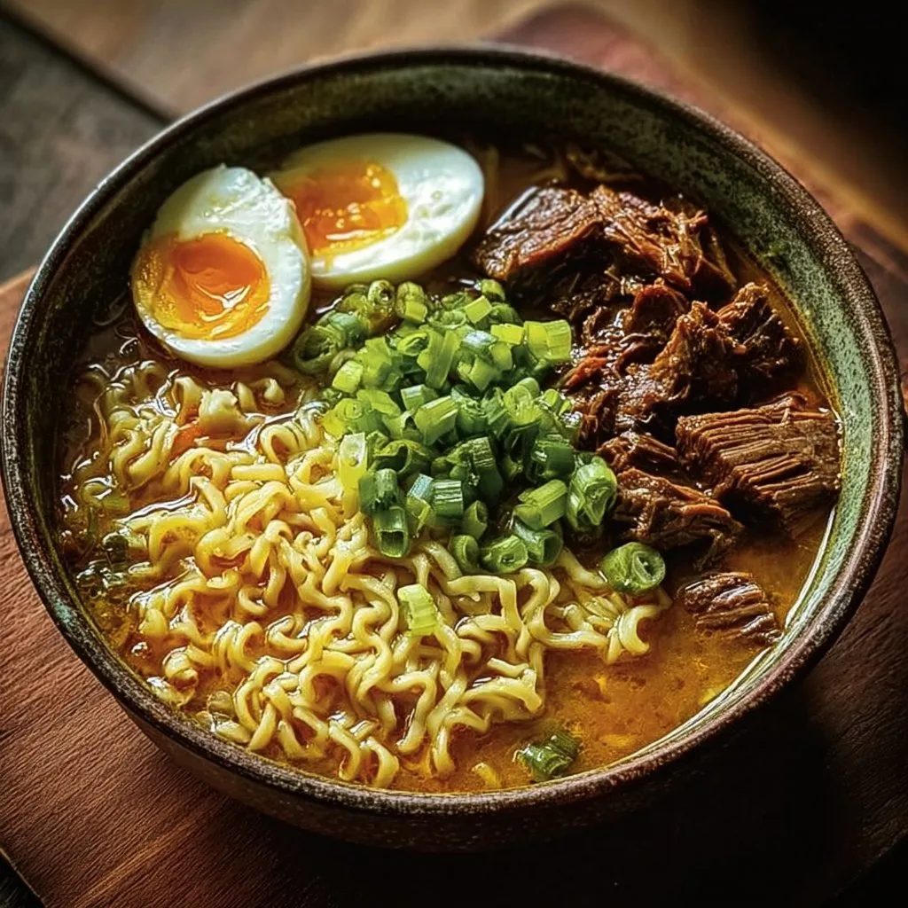Slow Cooker Curry Ramen