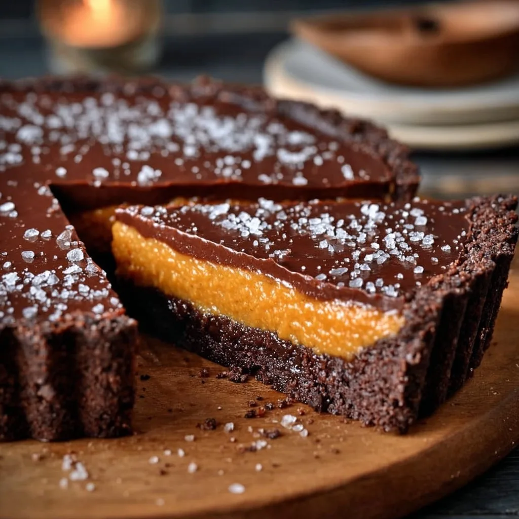 Salted Caramel Chocolate Tart Recipe
