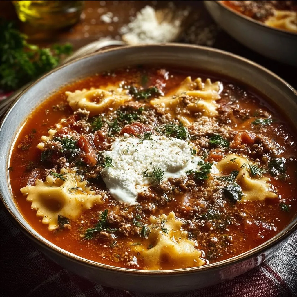 Lasagna Soup
